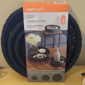 Neatfreak Handwoven Tray Set Brand New